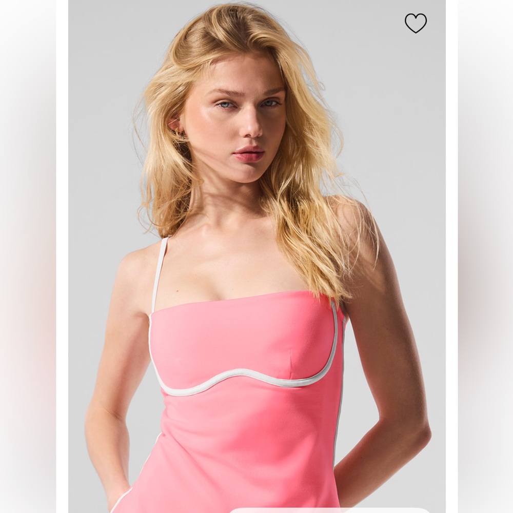 🩷ALO Yoga🩷Airbrush Streamlined Dress - Bubblegum - Picture 5 of 9